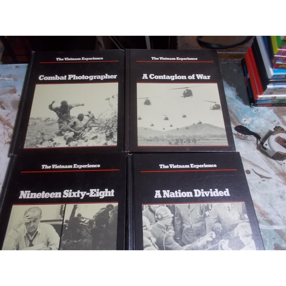 The Vietnam Experience 4 Book Set Boston Publishing 1985 Hardcover History Lot